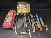 Box of shop tools