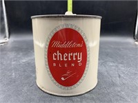 Middletons cherry blend tobacco tin