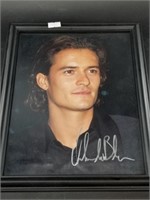 Orlando Bloom framed signed photo