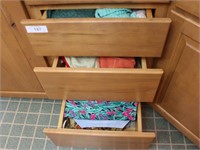 (3) Kitchen Drawers of Kitchen Towels, Hot Pads..