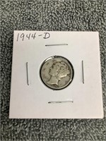 1944D Mercury Dime