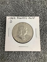 1962 D Franklin Half-Dollar