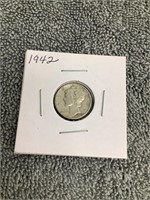 1942 Mercury Dime