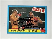 Autograph COA Rocky Trading Card