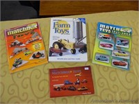 4 Books, Matchbox Cars, Farm Toys