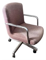 Nice Pink Upholstered Office Chair