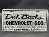 Dick Brooks Chevrolet Geo Spartanburg, SC license