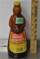 Vintage Mrs. Butterworth's bottle, glass