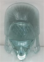 Blue Glass Aztec? Figurine 4"x5"