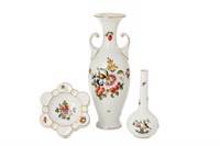 THREE PC OF HEREND PORCELAIN