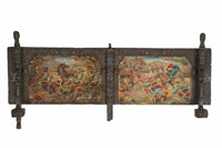 18th C ITALIAN CHARIOT FRAGMENT WITH PAINTED BACK
