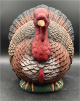 Plaster Painted Turkey Decor