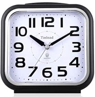 5.5" Silent Analog Alarm Clock