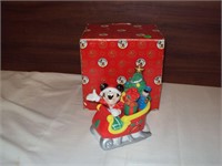 Enesco Mickey Mouse Santa Sleigh