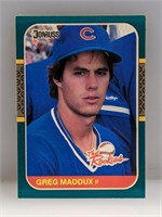1987 Donruss The Rookies' Greg Maddox Rookie #52