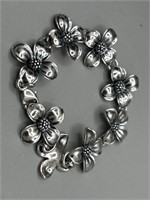 James Avery 925 Silver Retired Dowood Flower