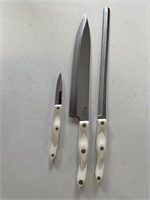 Cutco 1725,1724,1720 knives pearl white