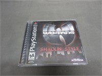 Playstation 1 Wu-Tang Shaolin Style Video Game