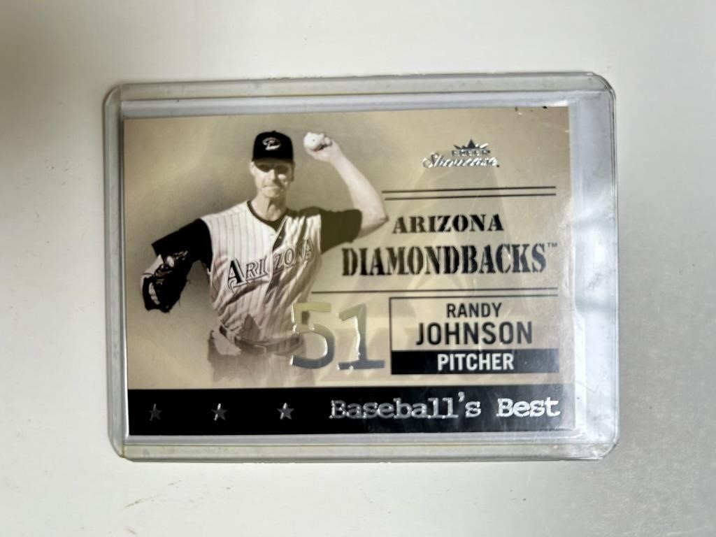 2004 Fleer Showcase Baseballs Best Randy Johnson