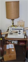 KENMORE (158.19412) SEWING MACHINE, TABLE LAMP, RO