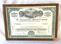 Pennsylvania Railroad Company stock certificate