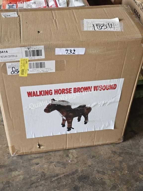walking horse with sound (brown)
