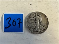 Silver Walking Liberty Half Dollar pic's 4 date