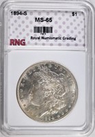 1894-S MORGAN DOLLAR RNG GEM BU