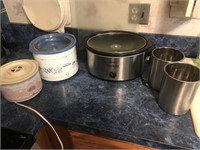 Lot w/Crock Pots and Cookware