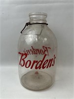 Bordens One Gallon Glass Milk Jug