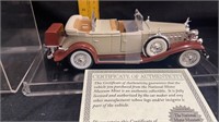 Diecast 1932 Cadillac with display case
