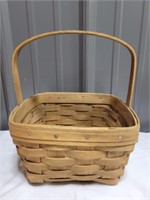 Signed small longaberger basket with handle