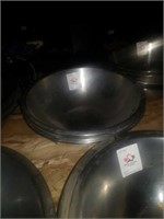 4 - 12 in stainless steel bowls