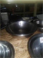 4 - 16 inch stainless steel bowls