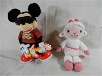 BATTERY OPERATED ROCK N ROCK MICKEY & LAMBIE