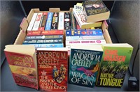 Box lot of paperback books