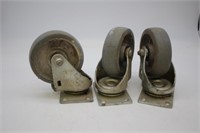 Casters (3) 4"