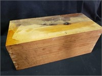 Wood box w/misc