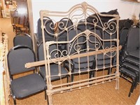 Antique metal bed fancy