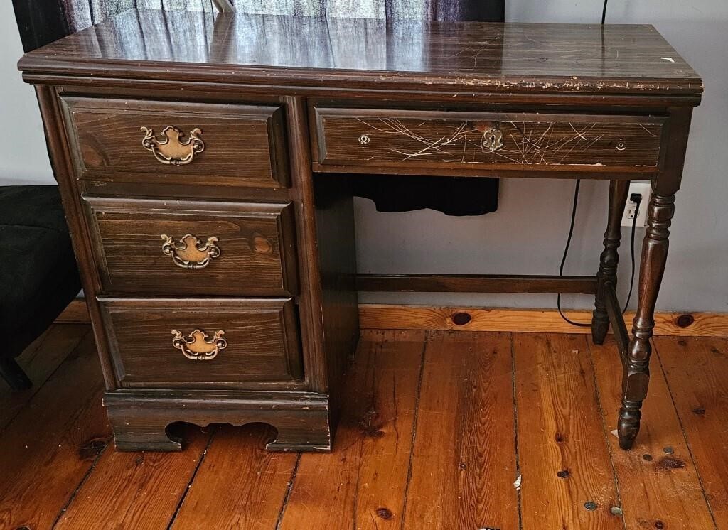 Wooden Desk and Stand