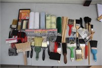 Large Lot Paint Brushes / Rollers etc