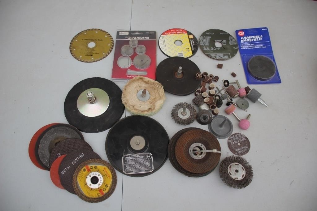 Assorted Blades / Grinding / Sanding Wheels