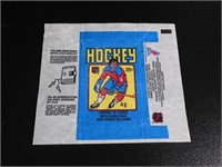 1979 80 OPC NHL Wax Wrapper Gretzky Rookie