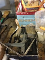 Shelf brackets & paint brushes