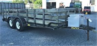 7'x16' Big Tex Trailer w/ Sides & Ramps