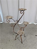 (1) Decorative Iron Plant Stand