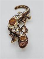 Kenneth Jay Lane - Salamander/lizard  Brooch Pin