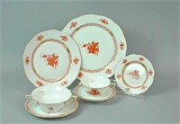 (84) PIECE HEREND CHINESE BOUQUET CHINA SERVICE