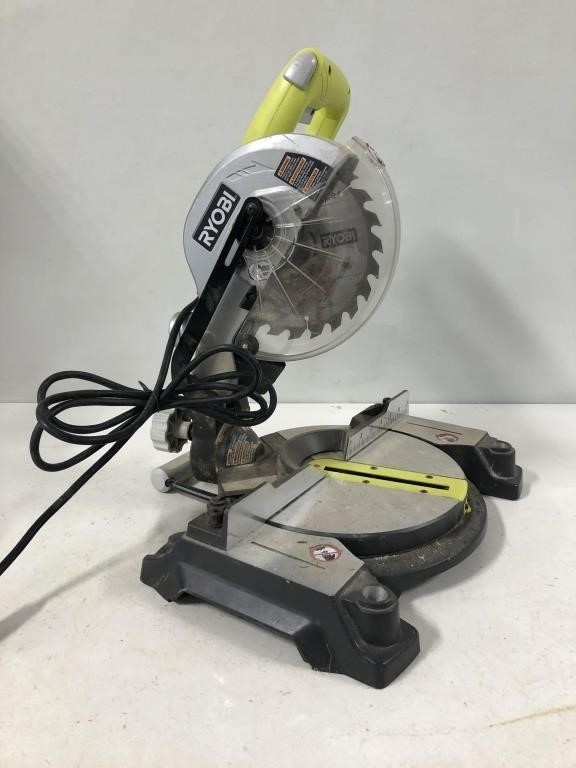 RYOBI COMPOUND MITER SAW WITH LASER