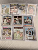 1970's Topps Baseball Trading Cards - 4 Al Oliver